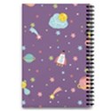 Space Travels Seamless Pattern Vector Cartoon 5.5  x 8.5  Notebook View2