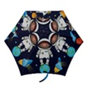 Boy Spaceman Space Rocket Ufo Planets Stars Mini Folding Umbrellas View1