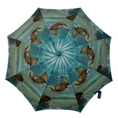 Awesome Steampunk Manta Rays Hook Handle Umbrellas (small) by FantasyWorld7