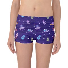 Space Seamless Pattern Boyleg Bikini Bottoms by Vaneshart