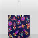 Space Patterns Full Print Rope Handle Tote (Large) View1