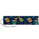 Brazil Musical Instruments Seamless Carnival Pattern Roll Up Canvas Pencil Holder (L) View1