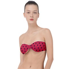 Seamless Watermelon Surface Texture Classic Bandeau Bikini Top  by Vaneshart