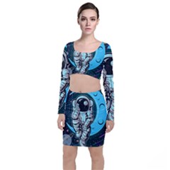Astronaut Full Color Top And Skirt Sets by Vaneshart