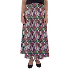 Swimmer 20s Teal Flared Maxi Skirt by snowwhitegirl