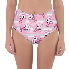 Children Pattern Design Reversible High-waist Bikini Bottoms by Vaneshart