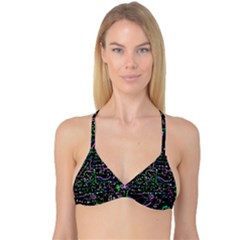 Math Linear Mathematics Education Circle Background Reversible Tri Bikini Top by Vaneshart