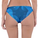 Abstract Classic Blue Background Reversible Hipster Bikini Bottoms View4