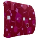 Lesbian Pride Flag Retro Shapes Pattern Back Support Cushion View2