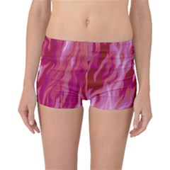 Lesbian Pride Abstract Smokey Shapes Boyleg Bikini Bottoms by VernenInk