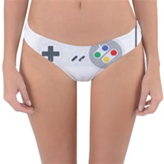Ipaused2 Reversible Hipster Bikini Bottoms by ChezDeesTees