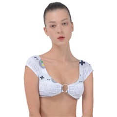 Ipaused2 Cap Sleeve Ring Bikini Top by ChezDeesTees