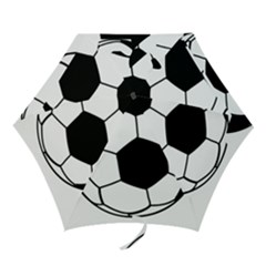 Soccer Lovers Gift Mini Folding Umbrellas by ChezDeesTees