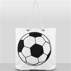 Soccer Lovers Gift Full Print Rope Handle Tote (large) by ChezDeesTees