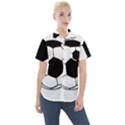Soccer Lovers Gift Women s Short Sleeve Pocket Shirt View1