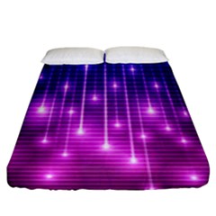 Shiny Stars Fitted Sheet (king Size) by Sparkle