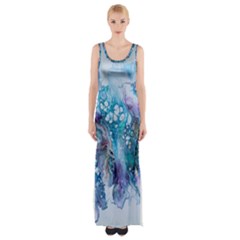 Sea Anemone  Thigh Split Maxi Dress by CKArtCreations