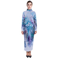 Sea Anemone  Turtleneck Maxi Dress by CKArtCreations