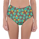Vector-illustration-seamless-pattern-with-cartoon-duck Reversible High-Waist Bikini Bottoms View3