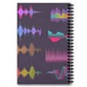 Colorful-sound-wave-set 5.5  x 8.5  Notebook View2