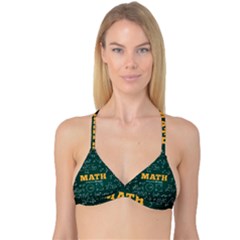Realistic-math-chalkboard-background Reversible Tri Bikini Top by Vaneshart