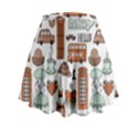 Seamless-pattern-with-london-elements-landmarks Mini Flare Skirt View2