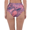 Abstract-colorful-painting-background-closeup Reversible High-Waist Bikini Bottoms View2