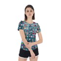 Kawaiicollagepattern2 Back Cut Out Sport Tee View2