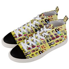 Kawaiicollagepattern3 Men s Mid-top Canvas Sneakers by snowwhitegirl