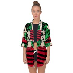 Freddy Girl Wall Open Front Chiffon Kimono by snowwhitegirl