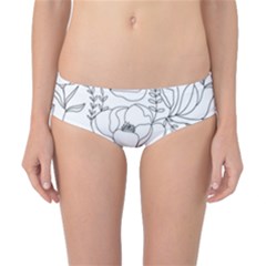 Contemporary Nature Seamless Pattern Classic Bikini Bottoms by BangZart