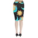 Seamless pattern with sun moon children Midi Wrap Pencil Skirt View2