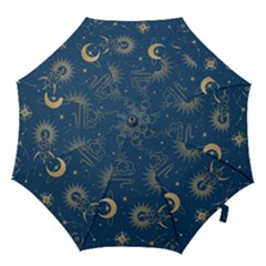 Seamless Galaxy Pattern Hook Handle Umbrellas (small) by BangZart