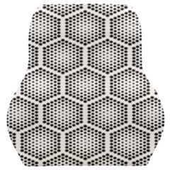 Halftone Tech Hexagons Seamless Pattern Car Seat Back Cushion  by BangZart