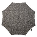 Leopard spots pattern, geometric dots, animal fur print Hook Handle Umbrellas (Medium) View1