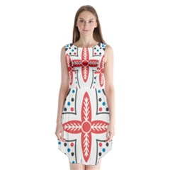 Motif Sleeveless Chiffon Dress   by Sobalvarro