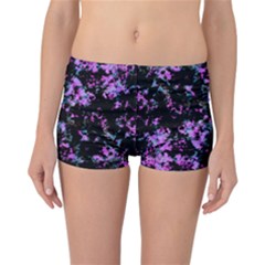 Abstract Intricate Texture Print Reversible Boyleg Bikini Bottoms by dflcprintsclothing