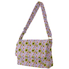 Hawaii Ghost Lilac Full Print Messenger Bag (l) by snowwhitegirl