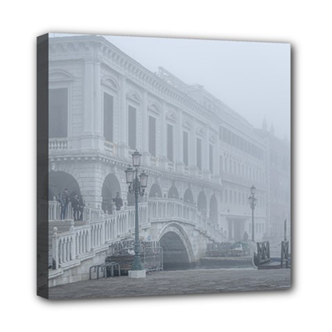 Fog Winter Scene Venice, Italy Mini Canvas 8  X 8  (stretched) by dflcprintsclothing