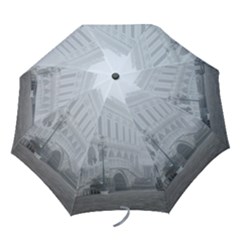 Fog Winter Scene Venice, Italy Folding Umbrellas by dflcprintsclothing