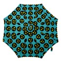 005 - Ugly Smiley With Horror Face - Scary Smiley Hook Handle Umbrellas (Small) View1