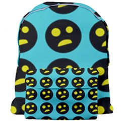 005 - Ugly Smiley With Horror Face - Scary Smiley Giant Full Print Backpack by DinzDas