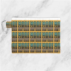More Nature - Nature Is Important For Humans - Save Nature Canvas Cosmetic Bag (medium) by DinzDas