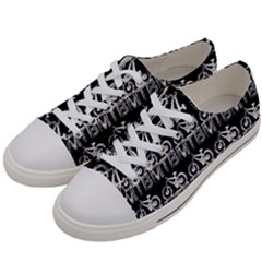Mountain Bike - Mtb - Hardtail And Dirt Jump 2 Women s Low Top Canvas Sneakers by DinzDas