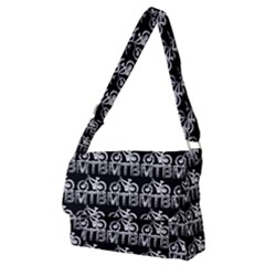 Mountain Bike - Mtb - Hardtail And Dirt Jump 2 Full Print Messenger Bag (m) by DinzDas