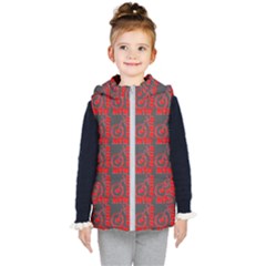 015 Mountain Bike - Mtb - Hardtail And Downhill Kids  Hooded Puffer Vest by DinzDas