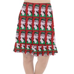 Village Dude - Hillbilly And Redneck - Trailer Park Boys Fishtail Chiffon Skirt by DinzDas