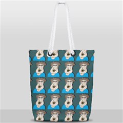 Village Dude - Hillbilly And Redneck - Trailer Park Boys Full Print Rope Handle Tote (small) by DinzDas