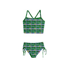 Game Over Karate And Gaming - Pixel Martial Arts Girls  Tankini Swimsuit by DinzDas