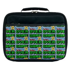 Game Over Karate And Gaming - Pixel Martial Arts Lunch Bag by DinzDas